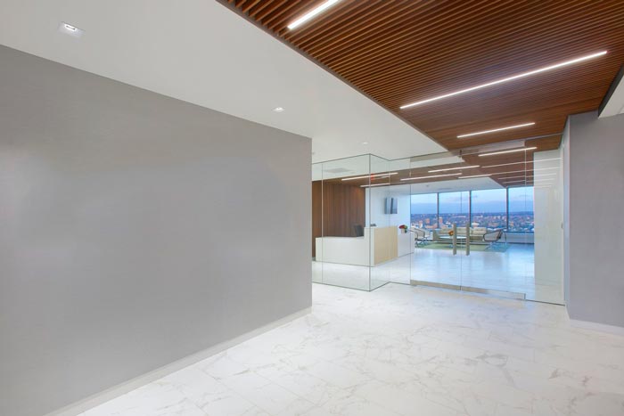 會計師事務(wù)所辦公室進門區(qū)域裝修設(shè)計實景圖