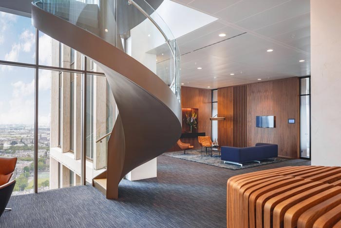 醫(yī)藥公司辦公室前臺(tái)接待裝修設(shè)計(jì)案例效果圖