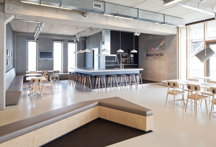 新媒體現(xiàn)代簡約辦公室進(jìn)門區(qū)域裝修設(shè)計(jì)案例效果圖