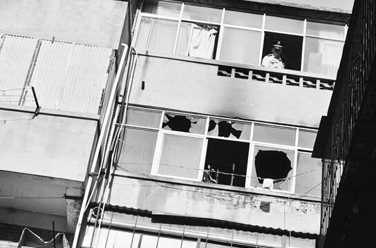 小孩引發(fā)火災(zāi)現(xiàn)場圖