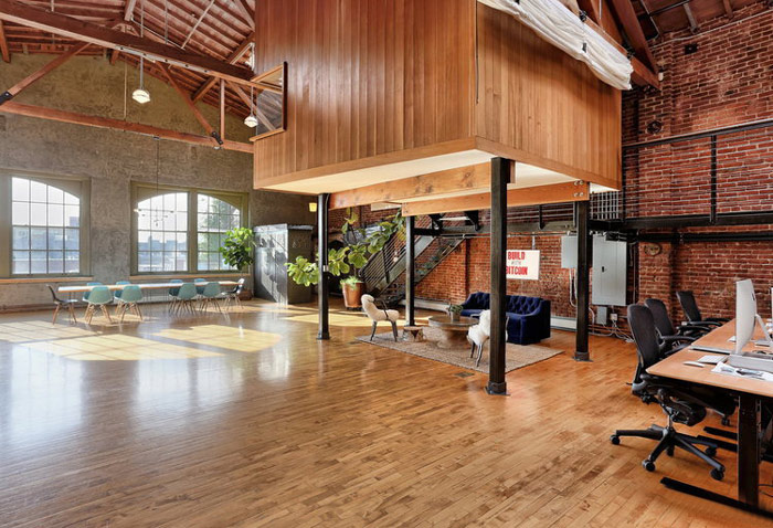loft風格辦公室交流區(qū)設計效果圖
