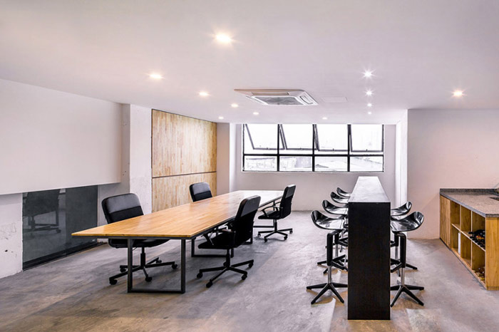 loft風格辦公室吧臺裝修設計案例效果圖