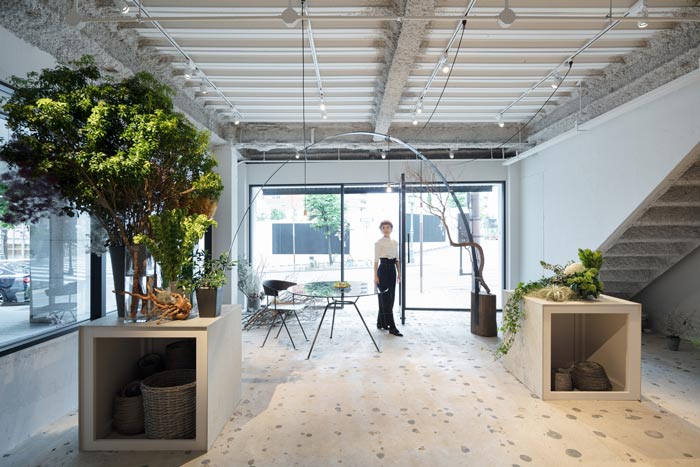 花藝定制工作室擺放區(qū)裝修設(shè)計案例效果圖