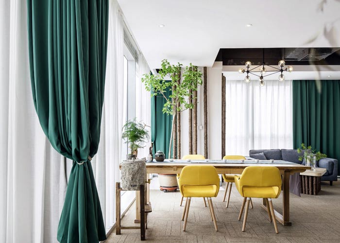 節(jié)能環(huán)保公司總經(jīng)理辦公室左側(cè)裝修設(shè)計(jì)案例效果圖