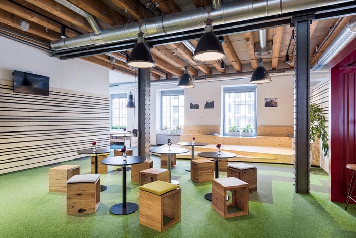 節(jié)能技術(shù)公司辦公室洽談區(qū)域裝修設(shè)計案例效果圖