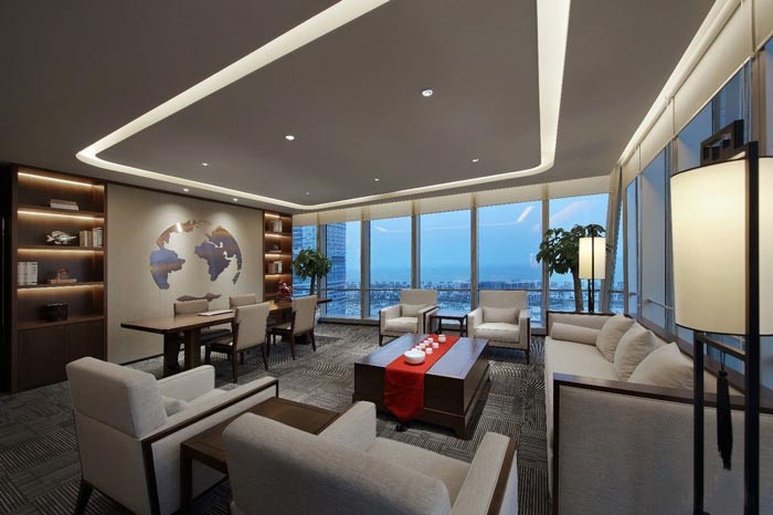 公司老總辦公室裝修效果圖