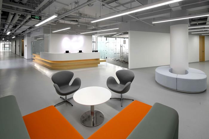 互聯(lián)網(wǎng)公司辦公樓前臺(tái)裝修設(shè)計(jì)效果圖