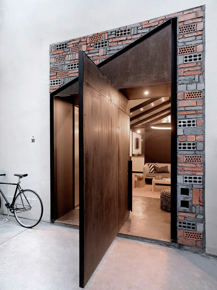 箱包公司辦公室進門區(qū)裝修設計效果圖