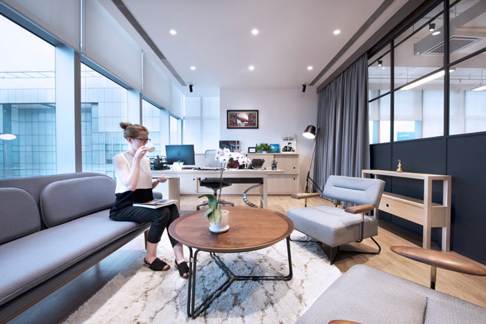 女老板辦公室裝修效果圖
