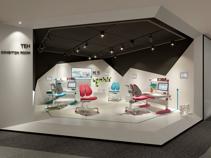 創(chuàng)新科技公司辦公室展廳裝修設(shè)計效果圖