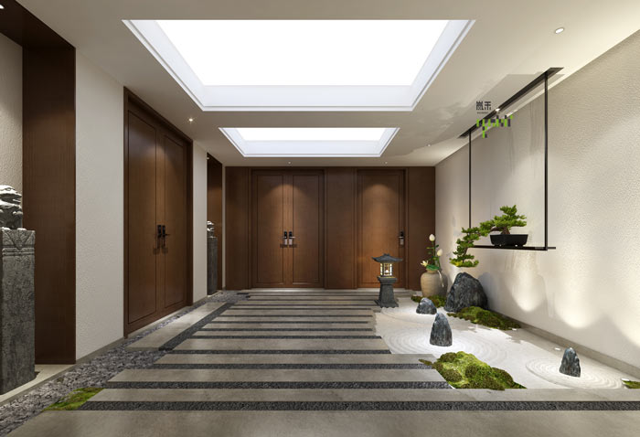 創(chuàng)新科技公司辦公室門廳裝修設(shè)計效果圖