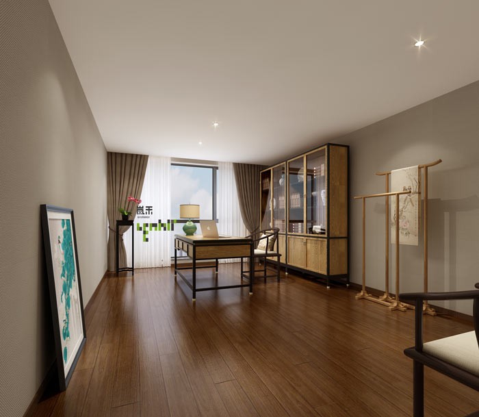 創(chuàng)新科技公司副總辦公室裝修設(shè)計效果圖