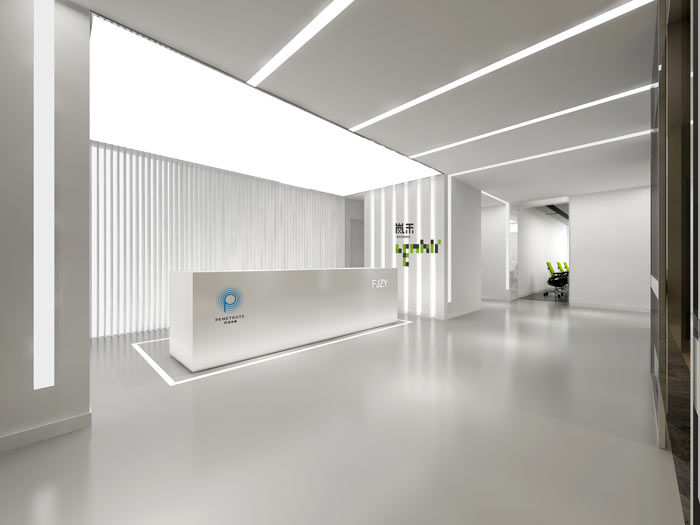 信息科技公司辦公室裝修設計效果圖