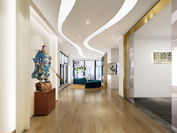 工藝品公司辦公室裝修設(shè)計(jì)效果圖