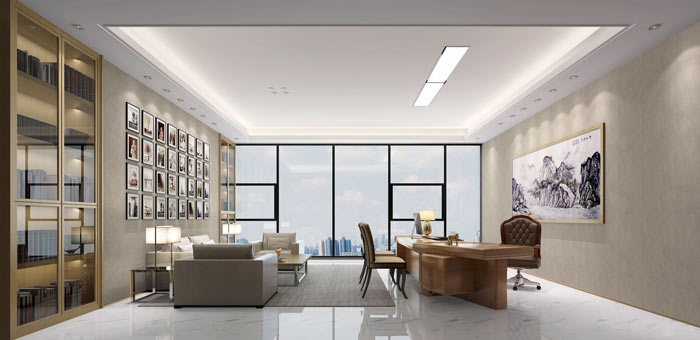 總經(jīng)理辦公室設(shè)計(jì)效果圖