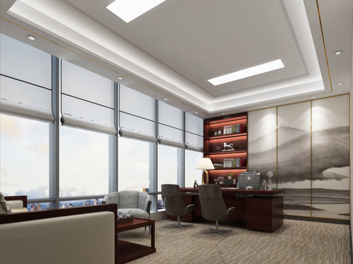 公司經理辦公室裝修設計效果圖