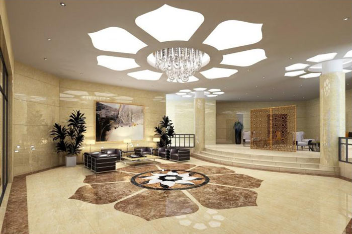 政府辦公室接待區(qū)裝修效果圖