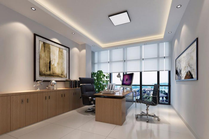 杭州濱江區(qū)長河街道經(jīng)理辦公室裝修設(shè)計效果圖