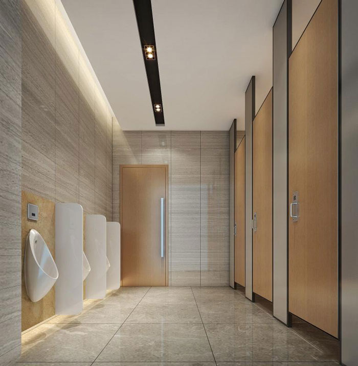 杭州濱江區(qū)長河街道辦公室洗手間裝修設(shè)計效果圖