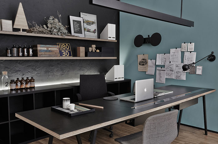 長(zhǎng)方形老板辦公室裝修效果圖