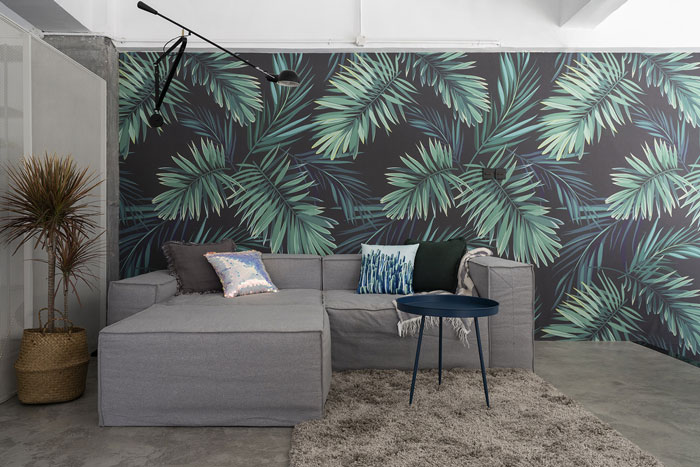 家居公司辦公室二樓休息區(qū)裝修設(shè)計效果圖