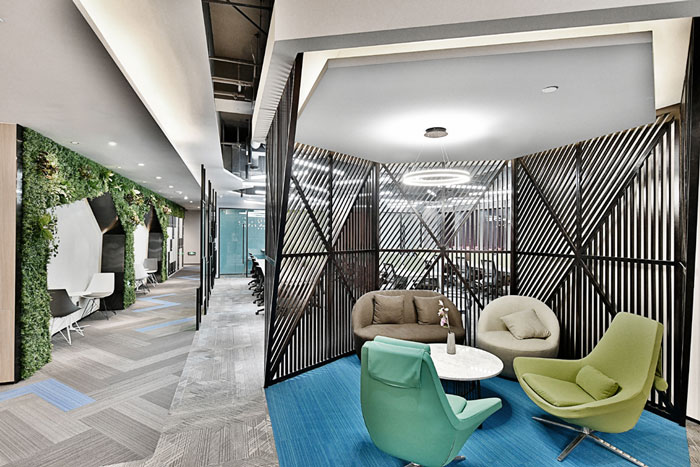 聯(lián)合辦公空間洽談區(qū)裝修設(shè)計效果圖