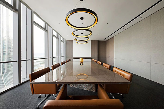 投資公司辦公室會議室裝修設(shè)計(jì)效果圖