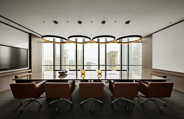 投資公司辦公室會議室裝修設(shè)計(jì)效果圖