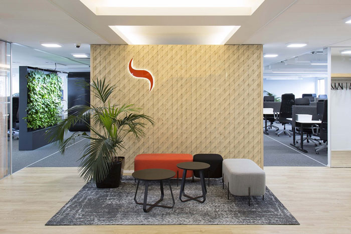 750平方辦公室前廳裝修設(shè)計(jì)效果圖