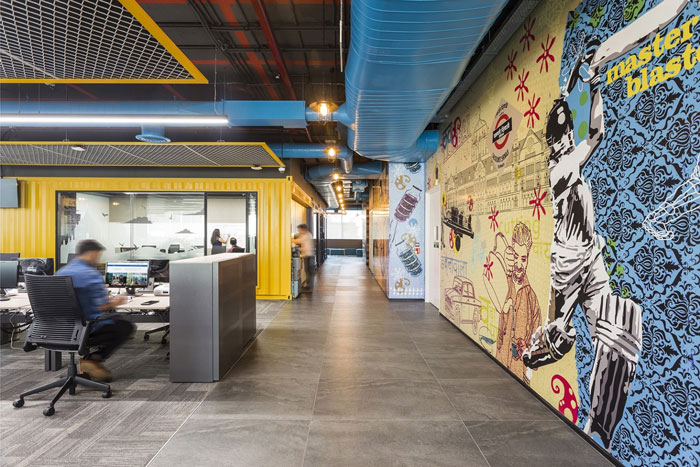 880平方辦公室辦公區(qū)裝修設計效果圖