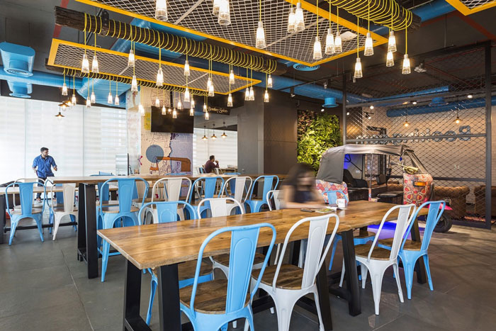 880平方辦公室休息區(qū)域裝修設計效果圖