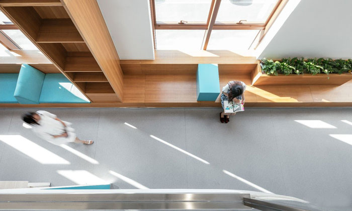 生物科技公司辦公室休息區(qū)細節(jié)裝修設計效果圖