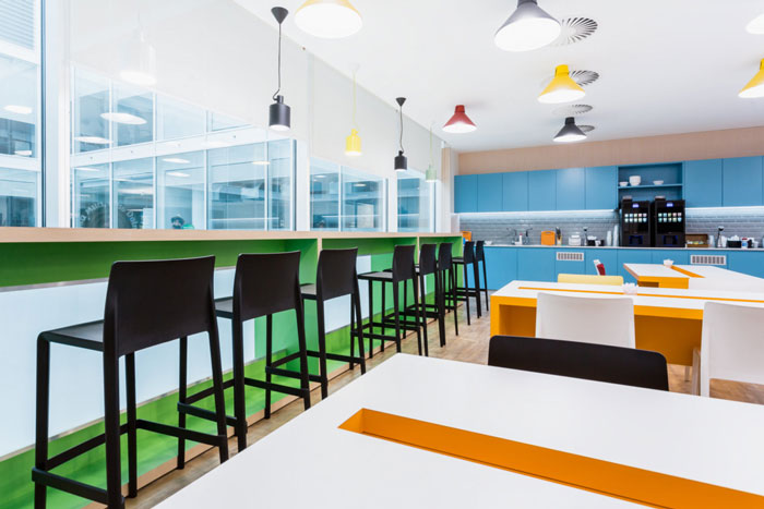 寵物食品公司辦公室吧臺裝修設(shè)計效果圖