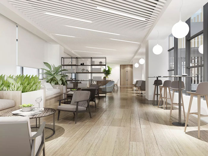 金融公司辦公室休息區(qū)裝修設計效果圖