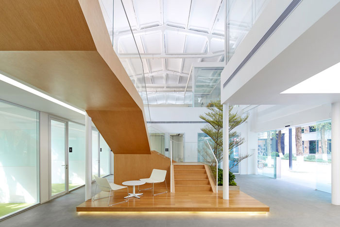 廠房辦公樓接待區(qū)裝修設(shè)計效果圖