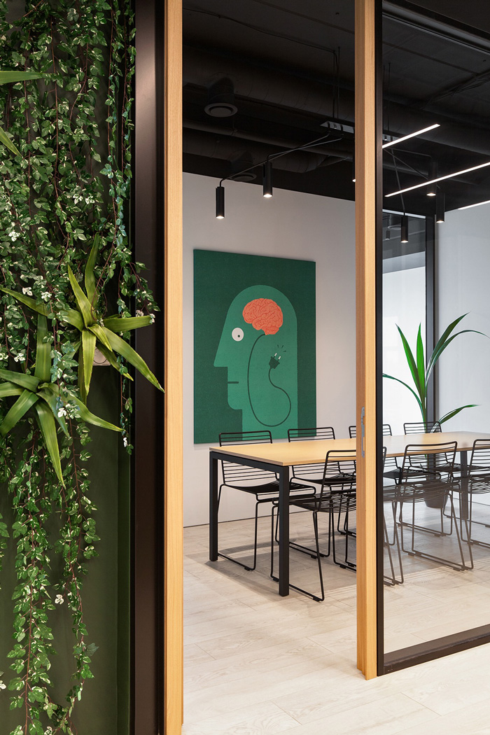 教育公司辦公室會議室裝修設(shè)計效果圖