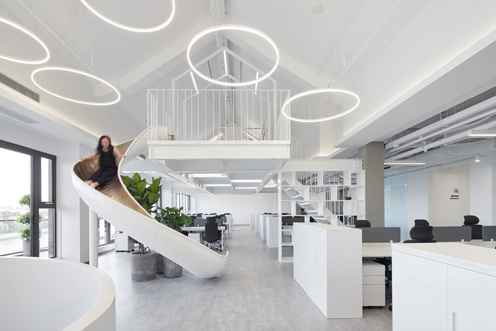 辦公大樓云亭裝修設(shè)計效果圖