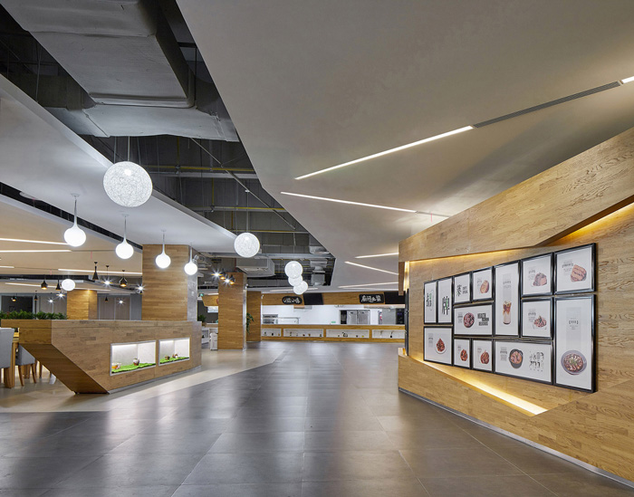 辦公樓餐廳裝修設(shè)計(jì)效果圖