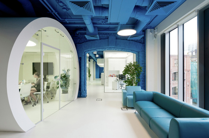 廣告公司辦公室進(jìn)門區(qū)裝修設(shè)計(jì)效果圖