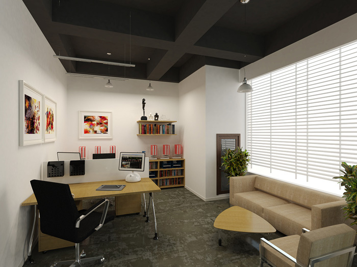 創(chuàng)業(yè)園總經(jīng)理辦公室裝修設(shè)計(jì)效果圖