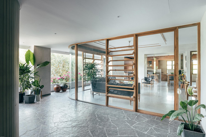 律師事務(wù)所入口過(guò)道裝修設(shè)計(jì)效果圖