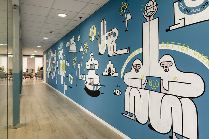 生物技術(shù)公司過(guò)道裝修設(shè)計(jì)效果圖