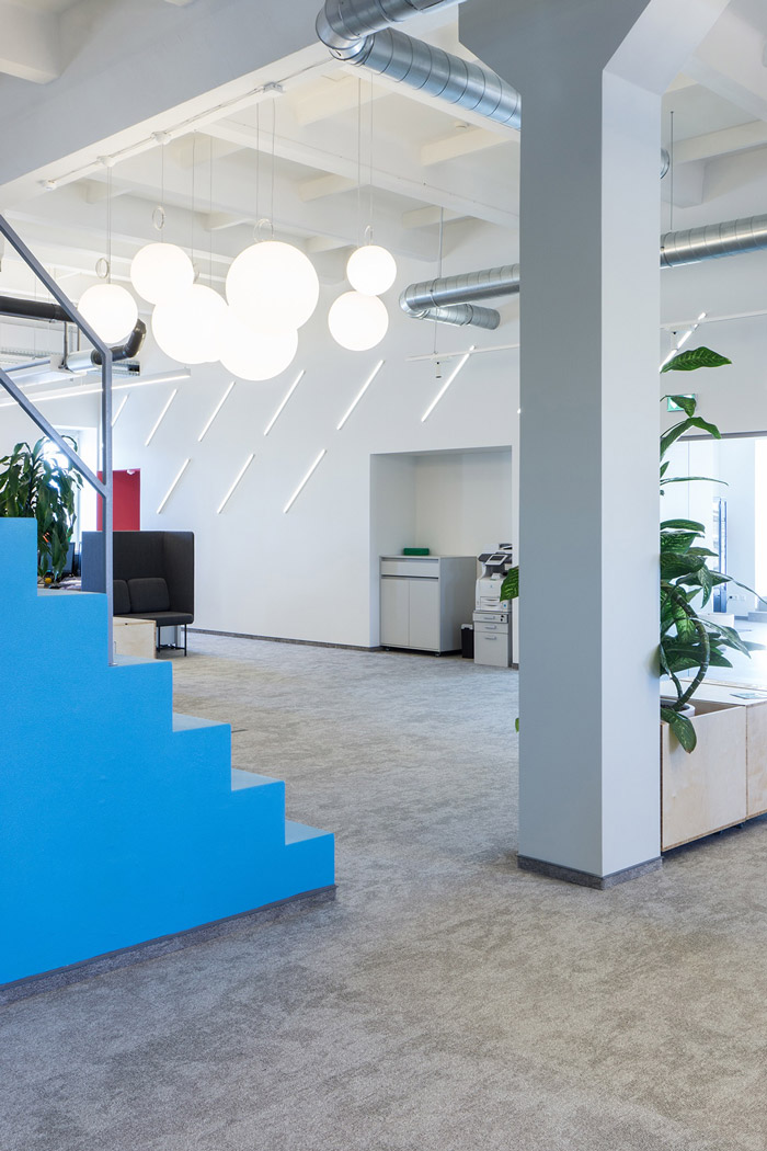 工業(yè)閣樓loft辦公室打印區(qū)裝修設(shè)計效果圖