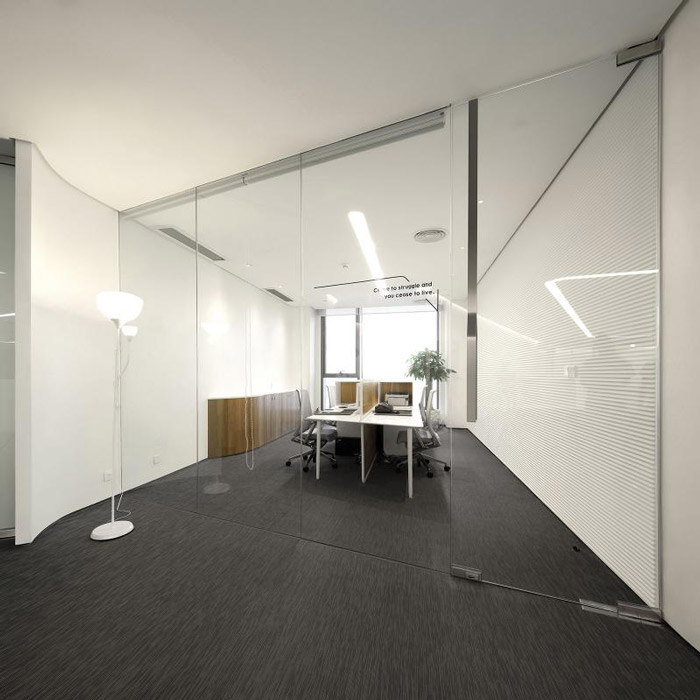 電子科技公司辦公室入口裝修設(shè)計效果圖