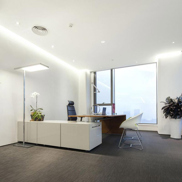 電子科技公司總經(jīng)理辦公室裝修設(shè)計效果圖