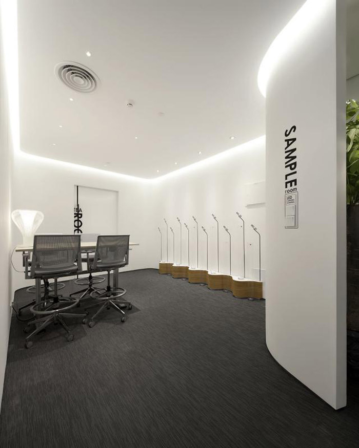 電子科技公司辦公室洽談區(qū)裝修設(shè)計效果圖