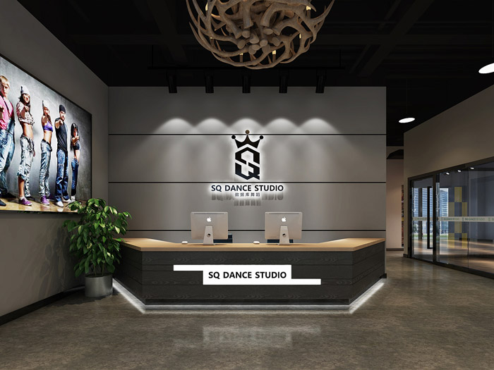 舞蹈培訓(xùn)機構(gòu)裝修設(shè)計效果圖