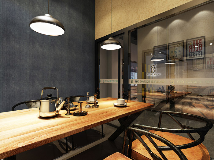 舞蹈培訓(xùn)機(jī)構(gòu)接待室裝修設(shè)計(jì)效果圖