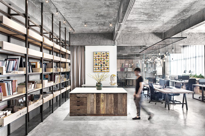 顧問(wèn)公司辦公室過(guò)道設(shè)計(jì)效果圖