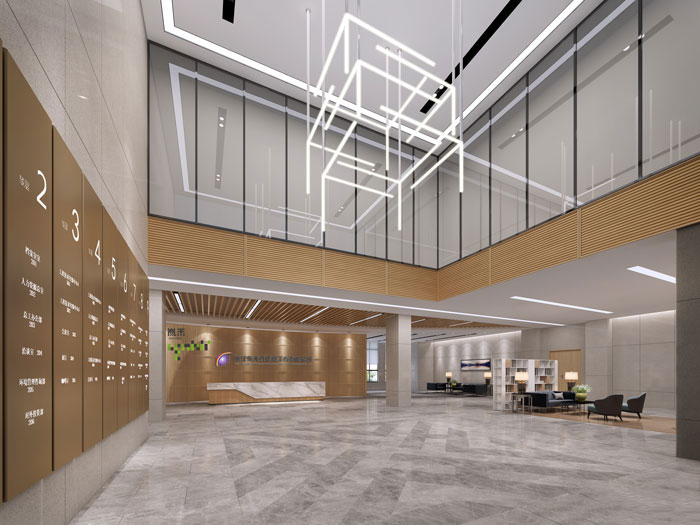 杭州環(huán)保公司辦公室裝修效果圖